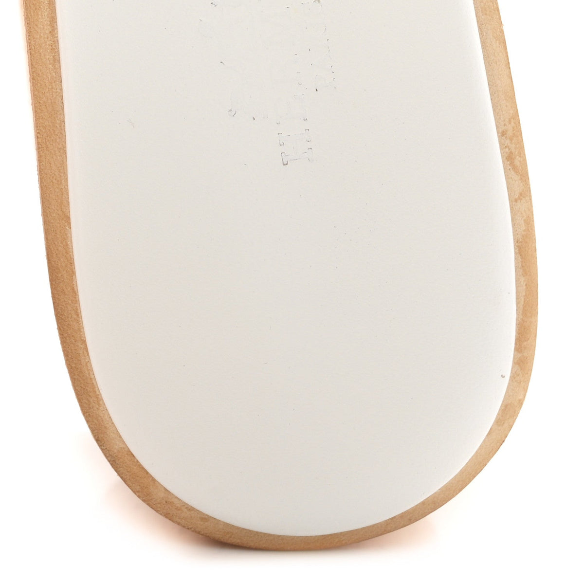 Hermes Calfskin Cork Women's Eze 30 Sandals 37 White
