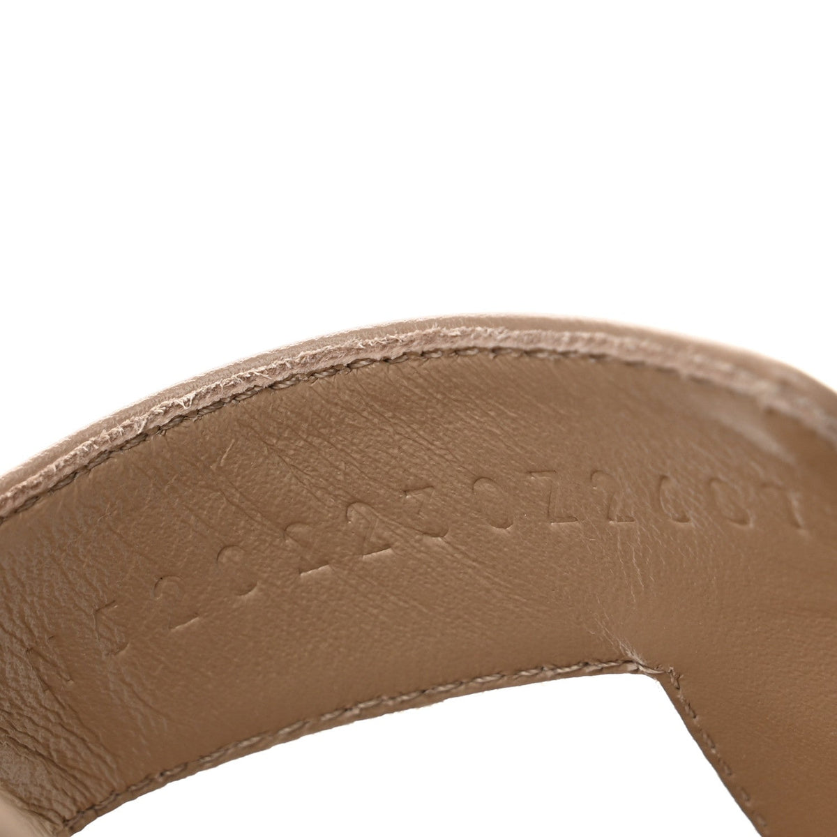 Hermes Box Calfskin Oran Women's Sandals Camel