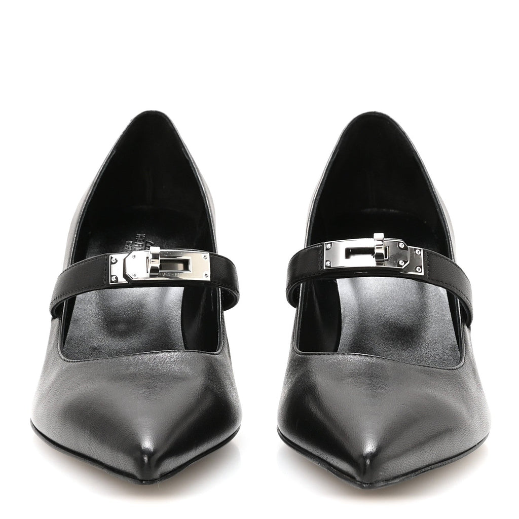 Hermes Nappa Kiara Kelly Women's Pumps Black