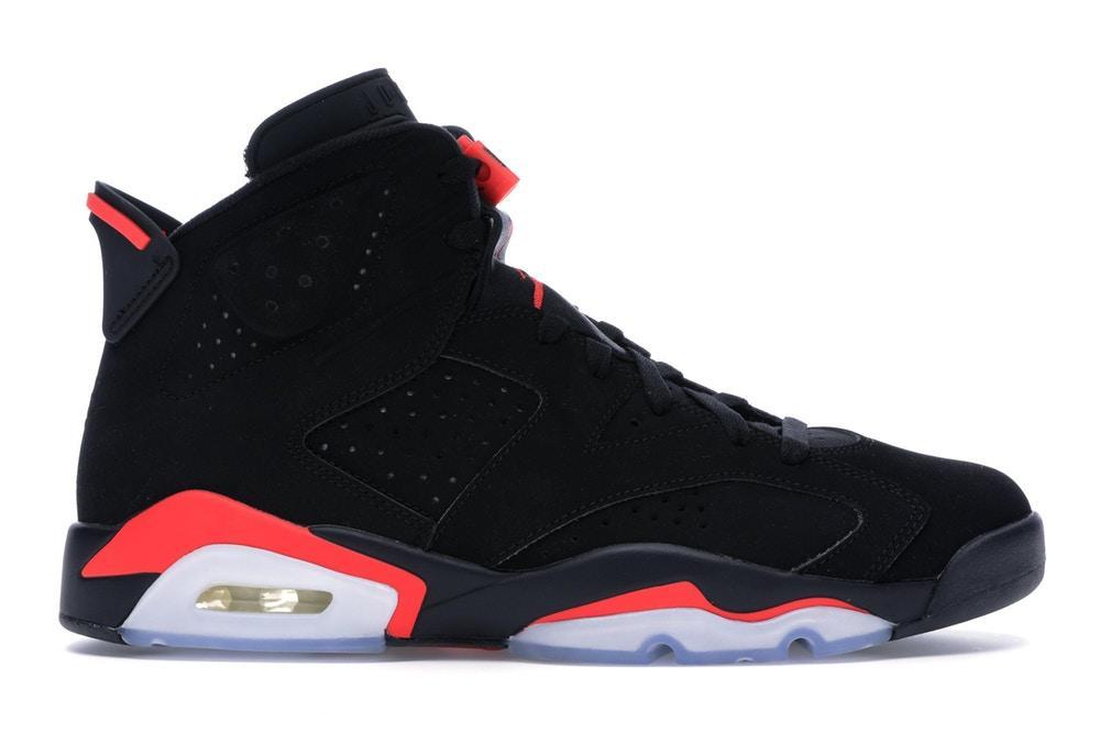 Retro Sneakers in Black/Infrared - 384664-060