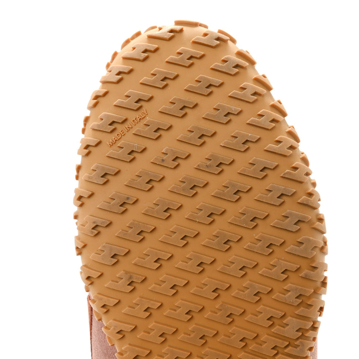 Hermes Suede Goatskin Women's Jet Sneakers 38.5 Rose Antique