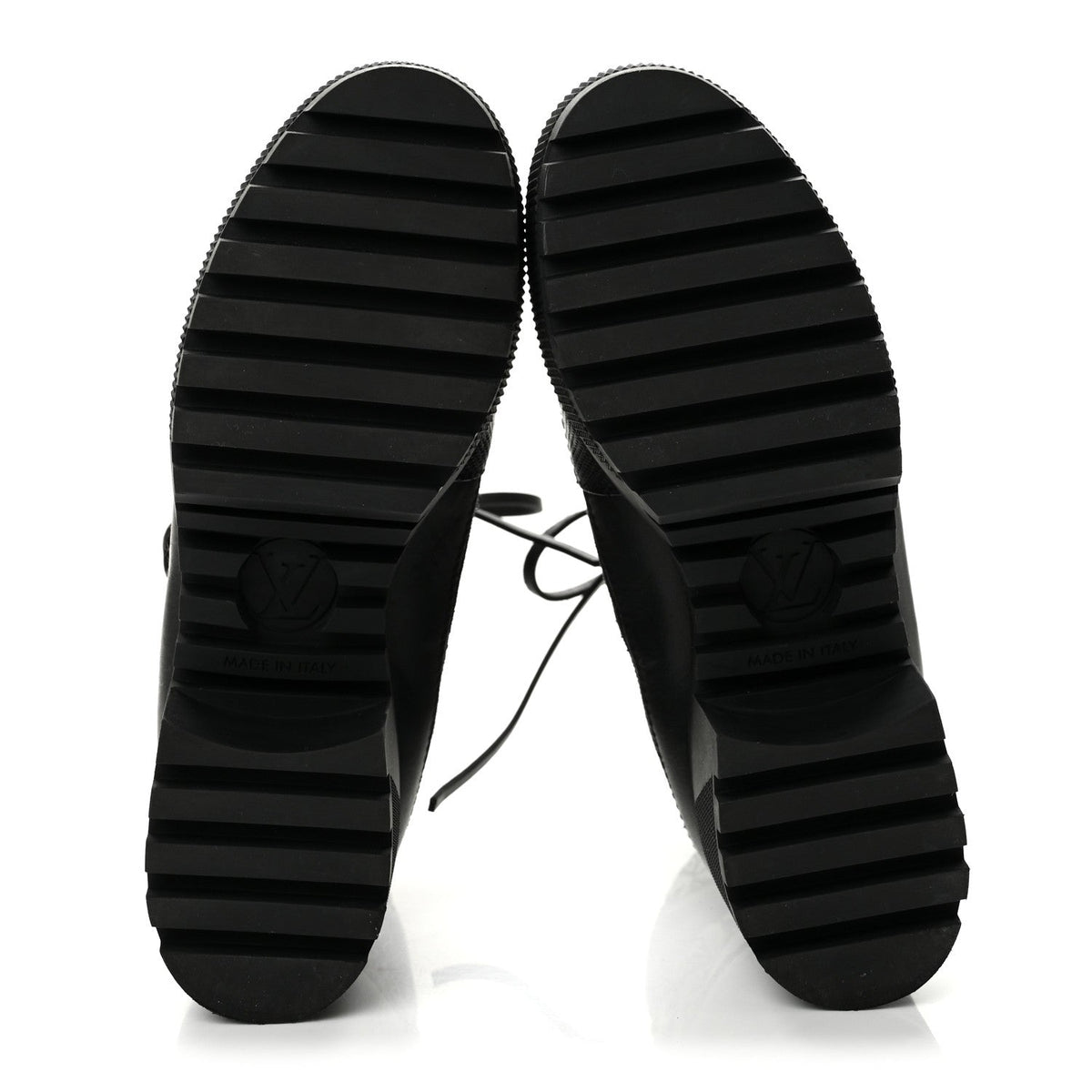 Louis Vuitton Suede Jacquard Women's Laureate Desert Boots 35.5 Black