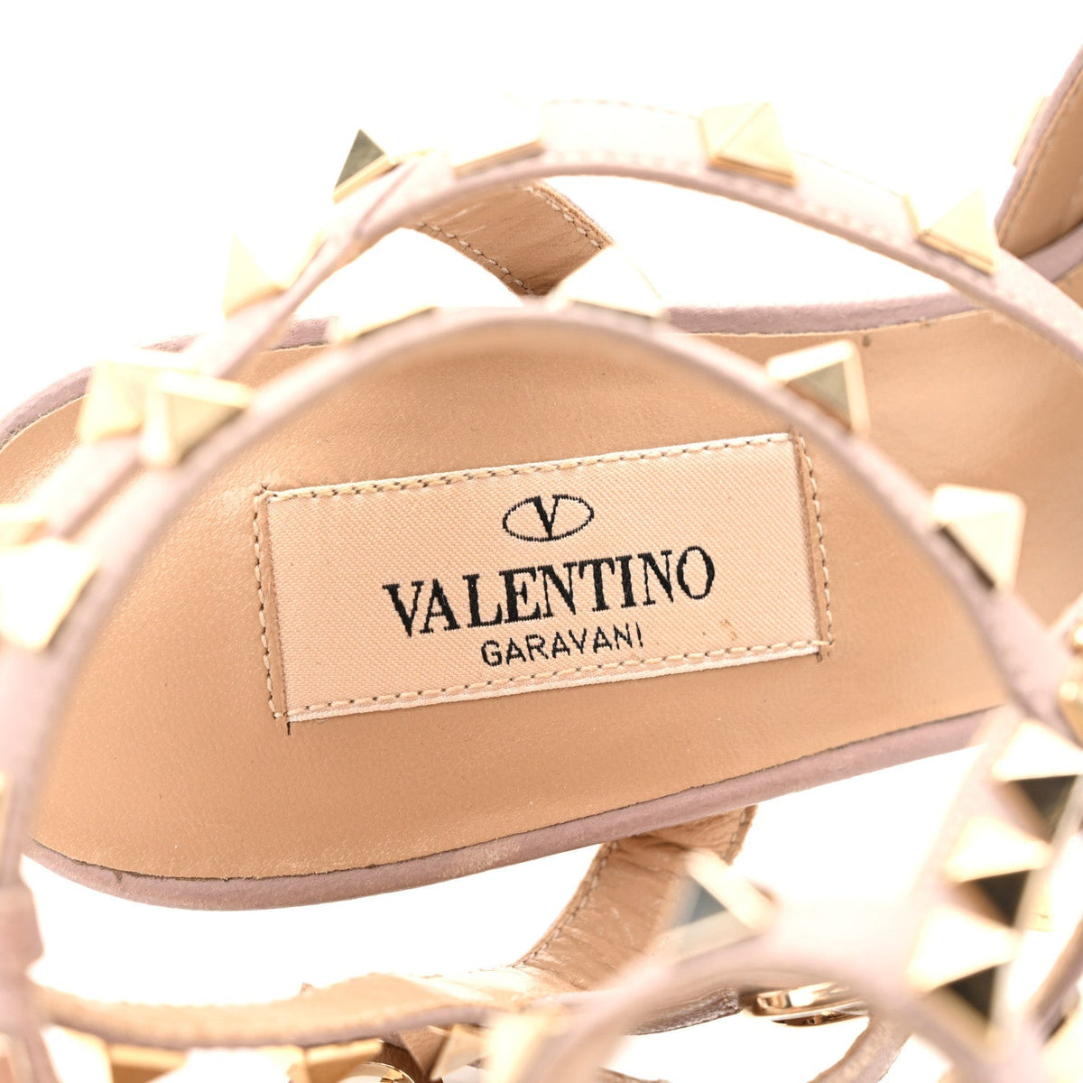 Valentino Garavani Calfskin Nappa Women's Rockstud Pumps 35.5 Indaco Poudre