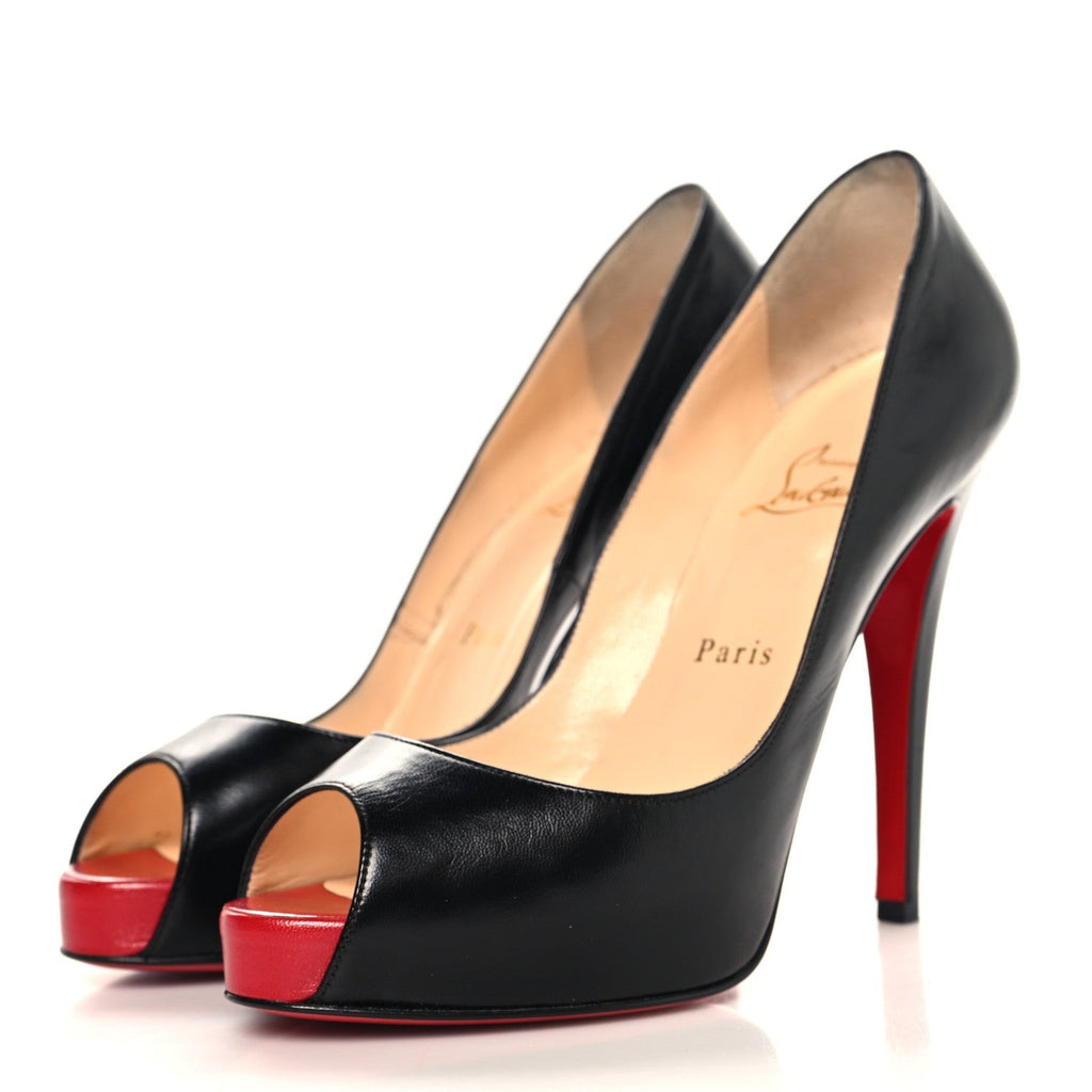 Christian Louboutin Kid Joli Dune 120 Women's Pumps Black