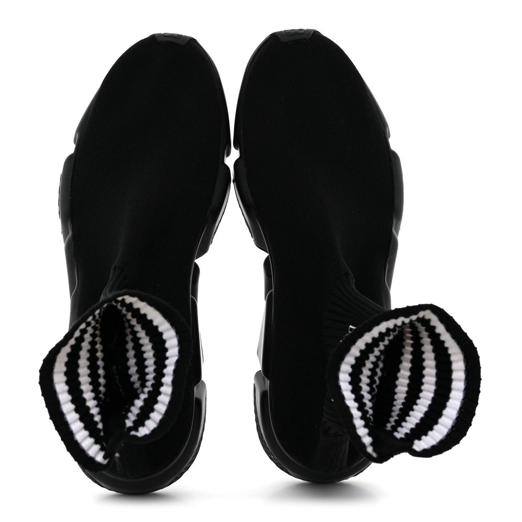 Balenciaga Neoprene Knit Men's X Adidas Speed 3.0 Sneakers 44 Black
