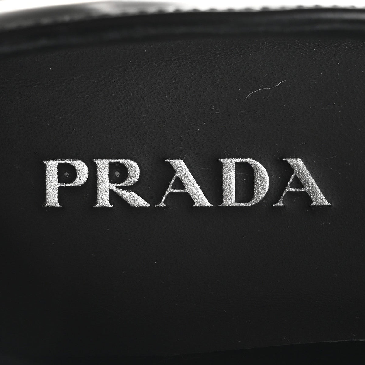 Prada Spazzolato Women's Loafers 37.5 Black