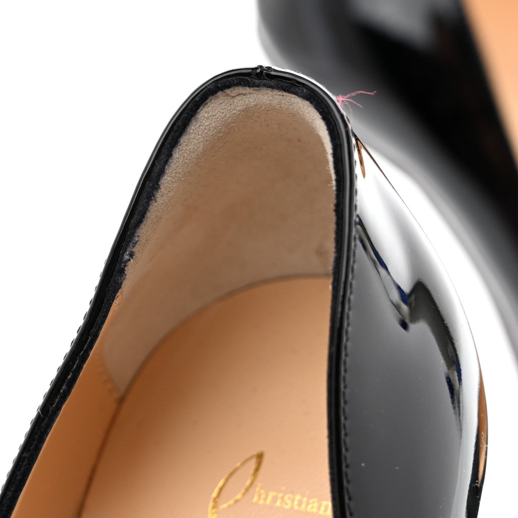 Christian Louboutin Patent Women's So Kate 100 Pumps 36.5 Black