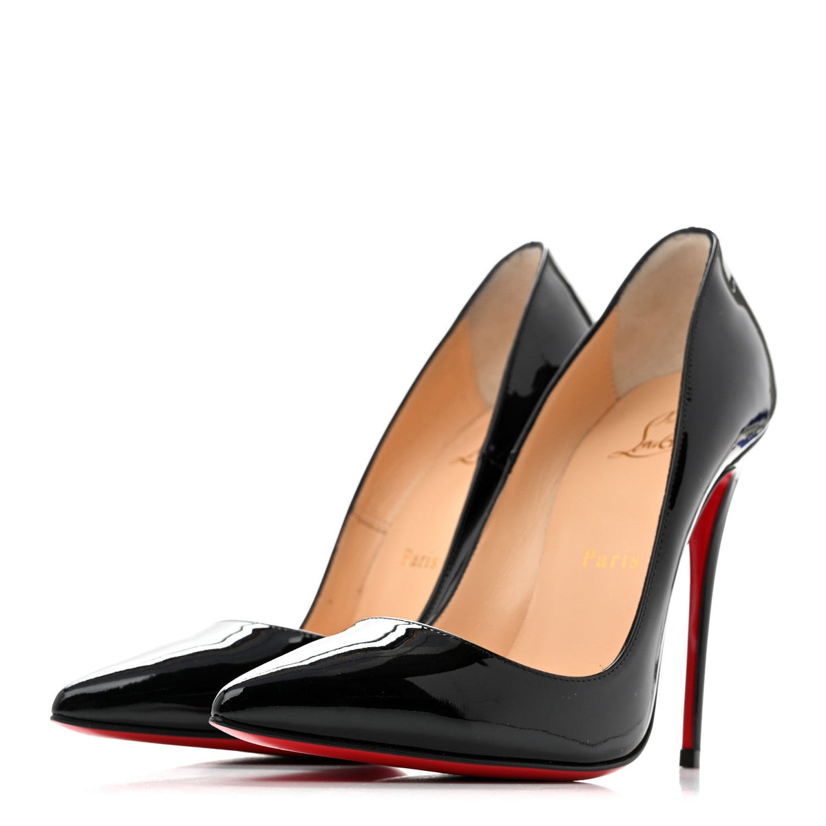 Christian Louboutin Patent Women's So Kate 100 Pumps 36.5 Black