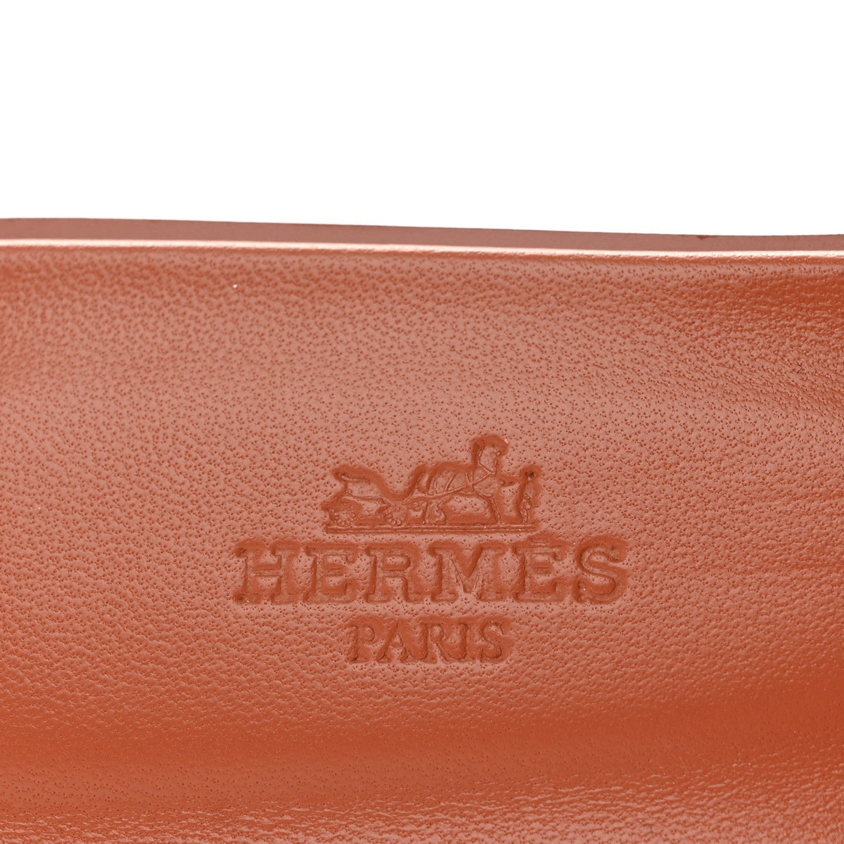 Hermes Epsom Women's Oran Sandals 36 Orange Canyon