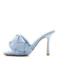Bottega Veneta Nappa Maxi Intrecciato Lido 11.4cm Women's Sandals Ice