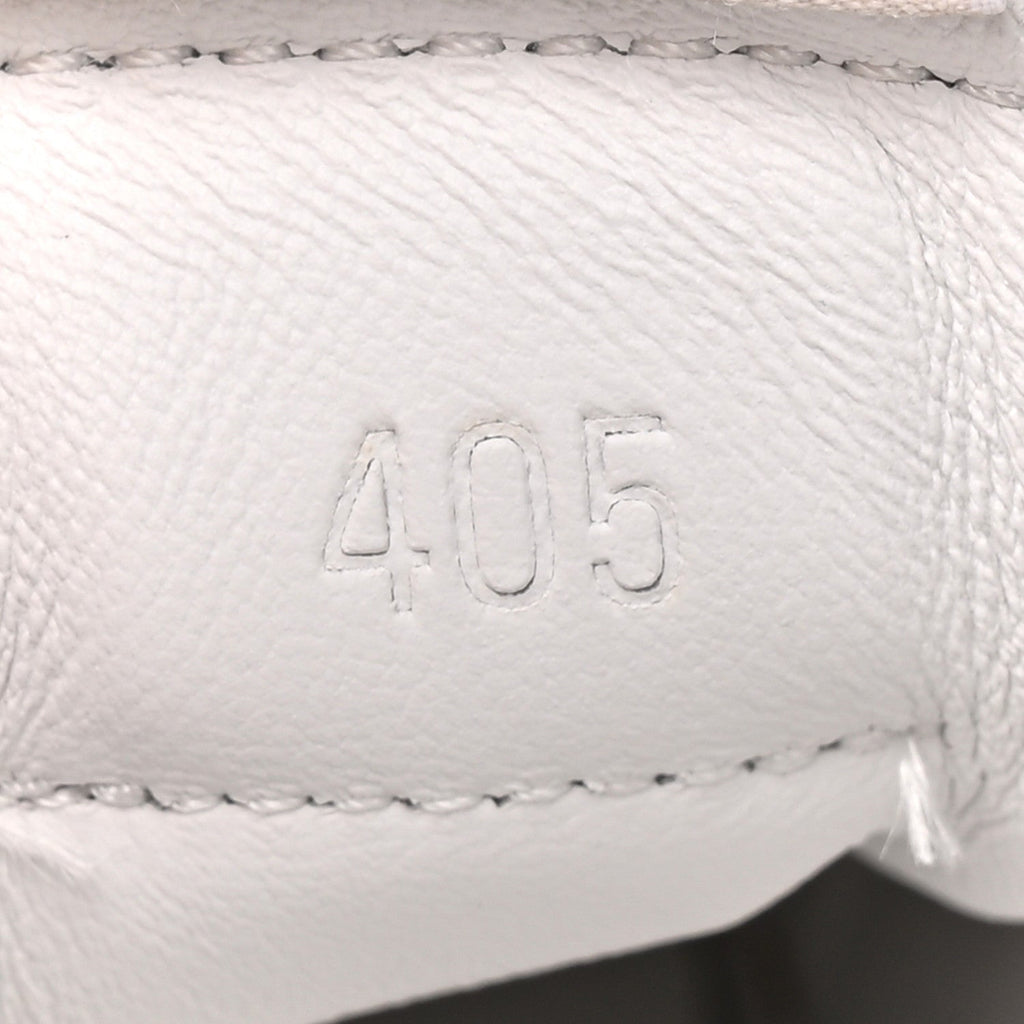 Hermes Nappa Suede Goatskin Women's Jet Sneakers 40.5 White