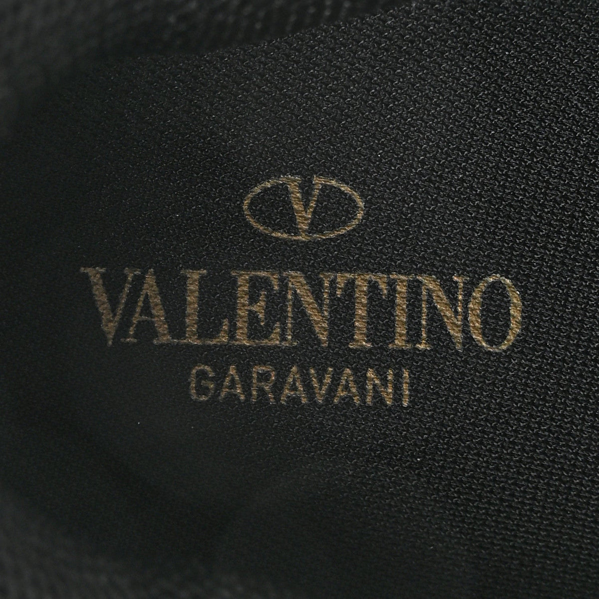 Valentino Garavani Suede Men's Camouflage Rockrunner Sneakers 41 Black