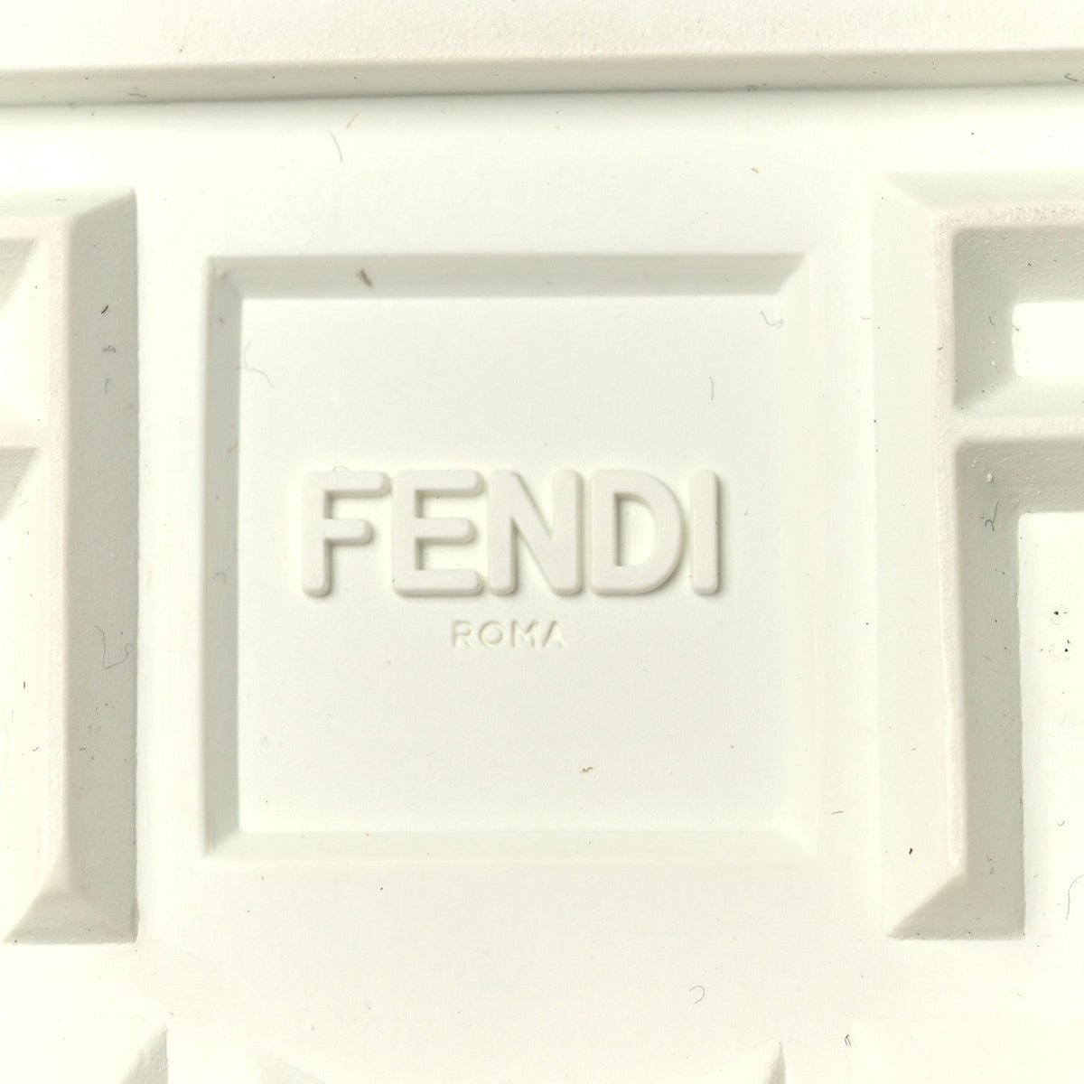 Fendi Vitello Nylon Men's High Top Sneakers 7 Ultra White Black