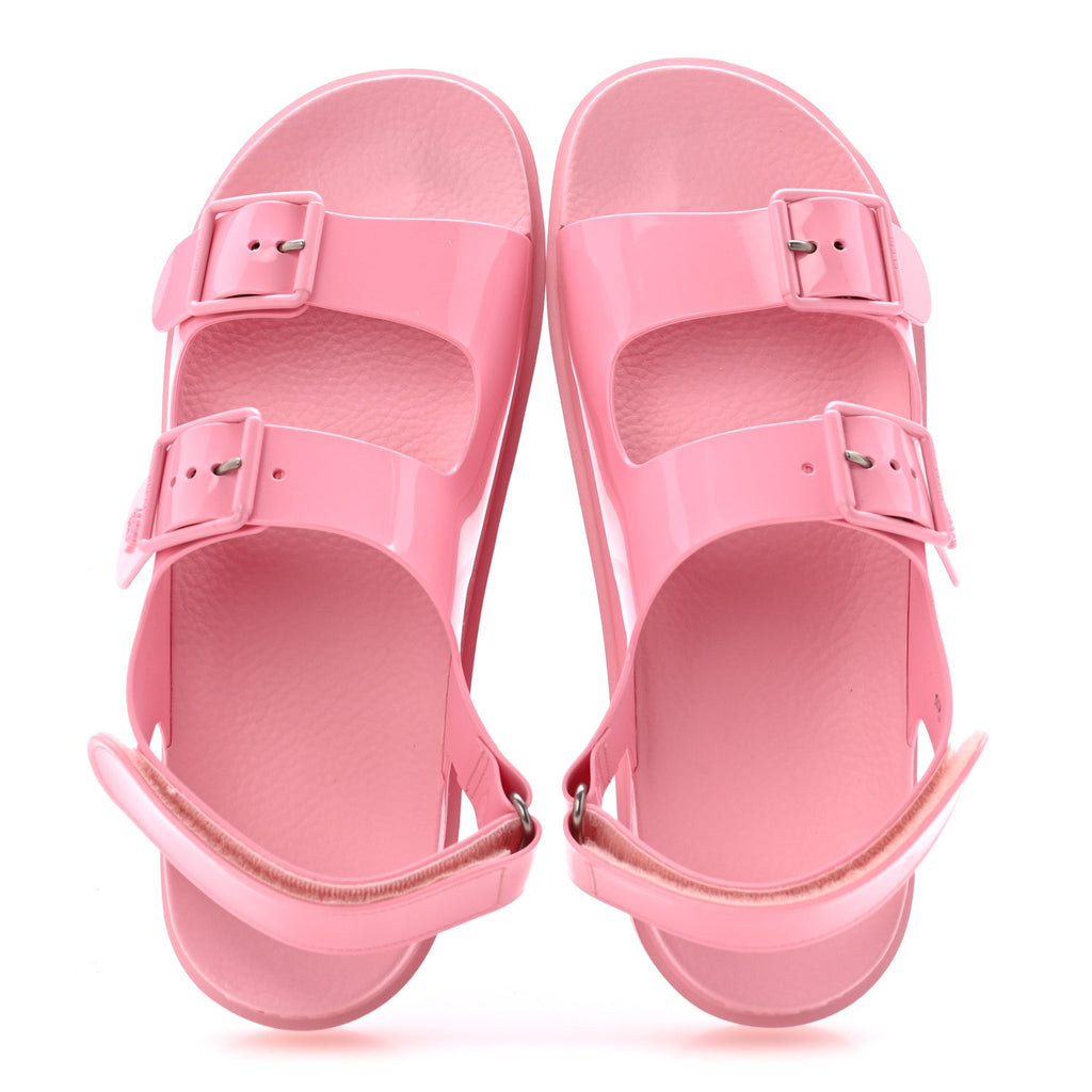 Gucci Rubber Women's Isla Double G Dad Sandals 42 Wild Rose