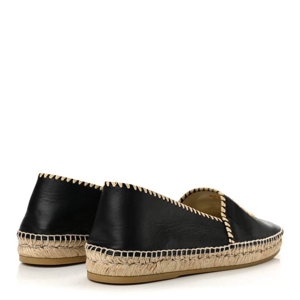 Gucci Nappa Charlotte GG Marmont Miguel Women's Espadrilles Black