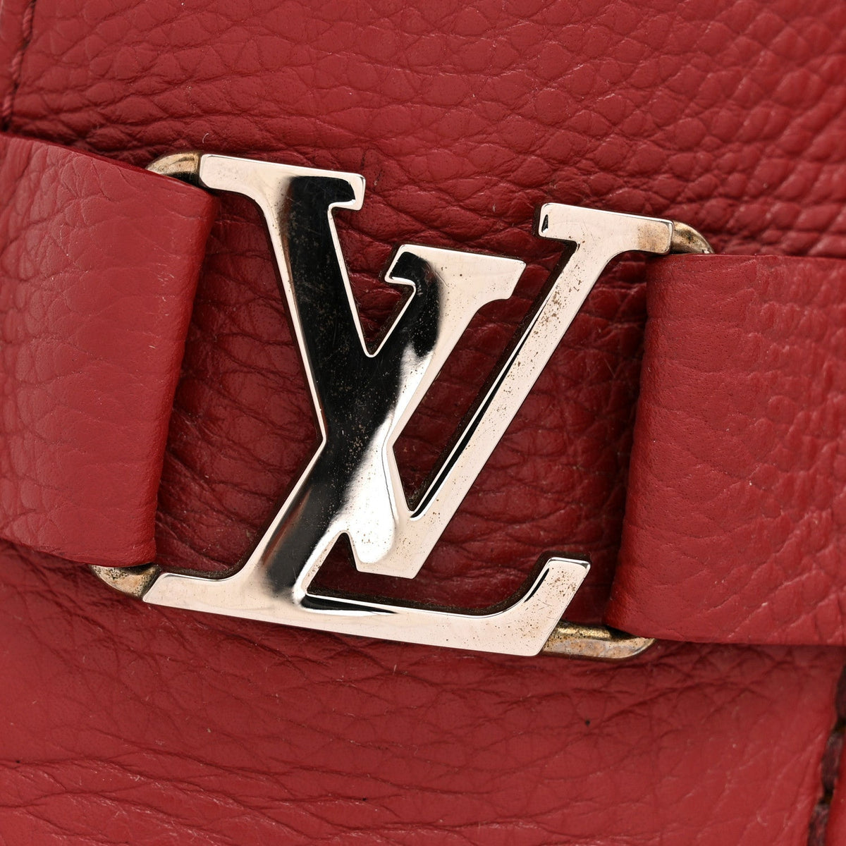 Louis Vuitton Calfskin Men's Monte Carlo Moccasin Loafers 9 Red