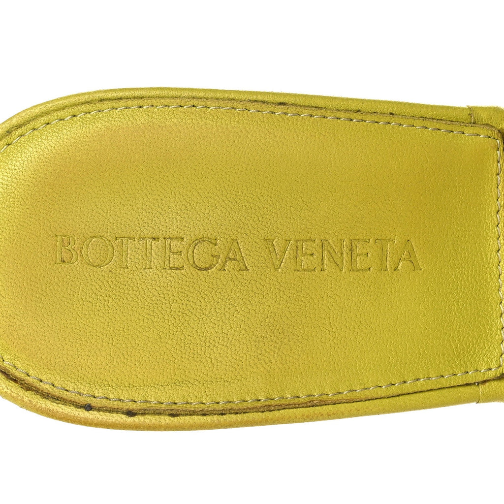 Bottega Veneta Nappa Women's Rubber Lido Mule Sandals 38 Kiwi