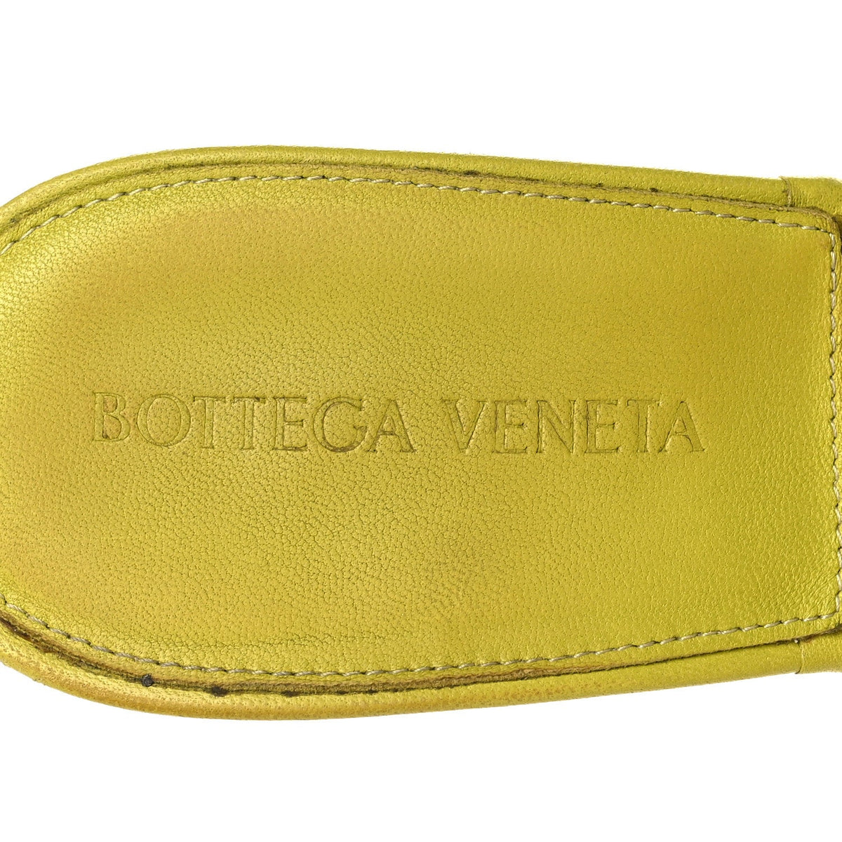 Bottega Veneta Nappa Women's Rubber Lido Mule Sandals 38 Kiwi