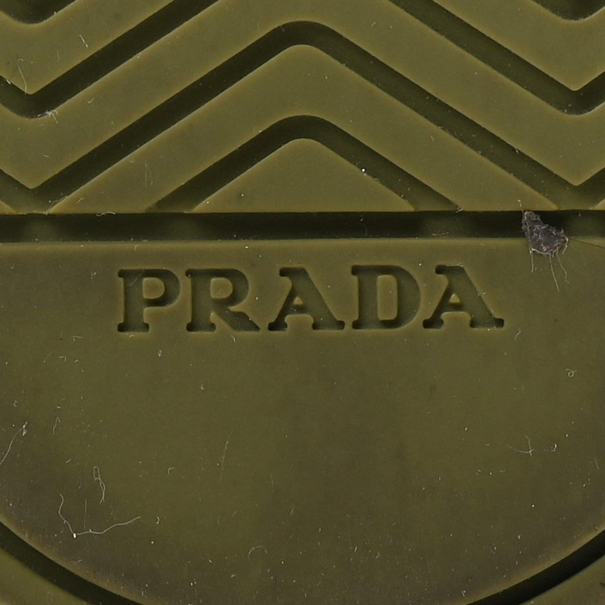 Prada Denim Women's Triangle Logo Camo Sneakers 35 Militare