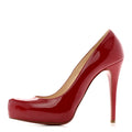 Patent Rolando Pumps Loubi Red