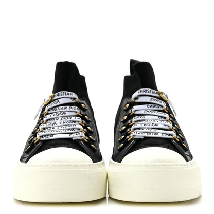 Christian Dior Technical Mesh Women's Walk'n Dior High Top Sneakers 38.5 Black