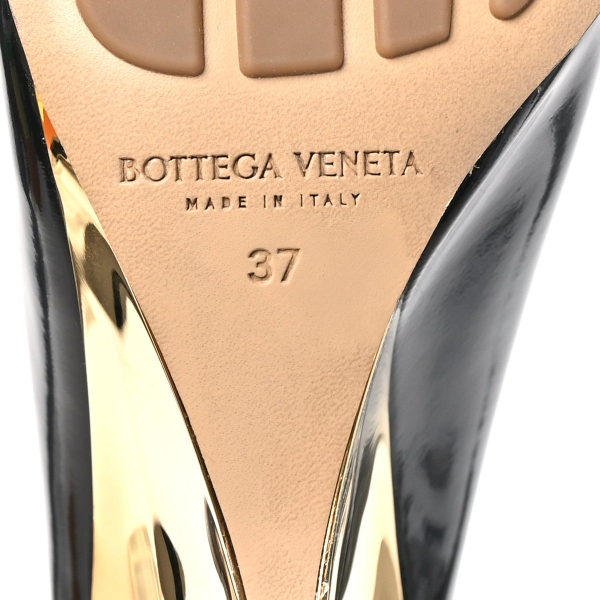 Bottega Veneta Latex Women's Rocket Mule Pumps 37 Black