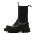 Bottega Veneta Calfskin Women's The Lug Chelsea 55mm Boots 36.5 Black