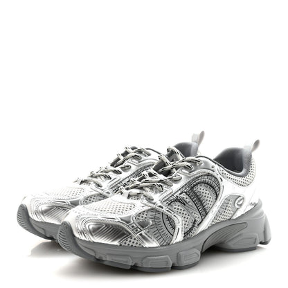 Christian Dior Technical Mesh Women's Dior Chrono Sneakers 38 Silver