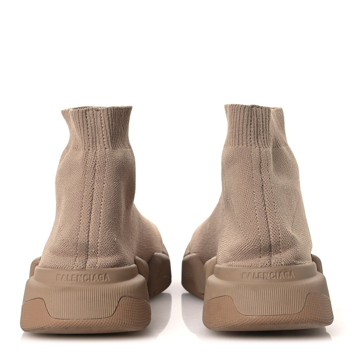Balenciaga Technical 3D Knit Women's Speed 2.0 Sneakers 40 Monocolor Beige