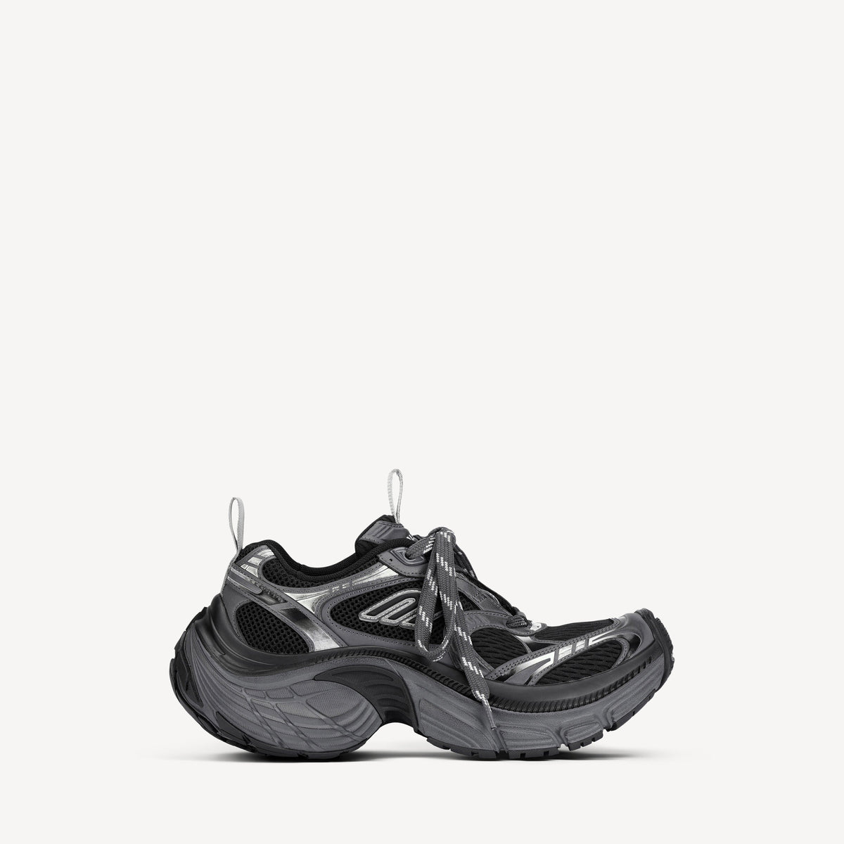 Balenciaga 6XL Black/Grey Men's Shoes