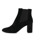 Saint Laurent Suede Women's Loulou Pin Booties 36 Black