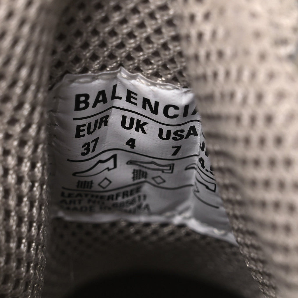 Balenciaga Rubber Mesh Women's Defender Sneakers 37 Beige