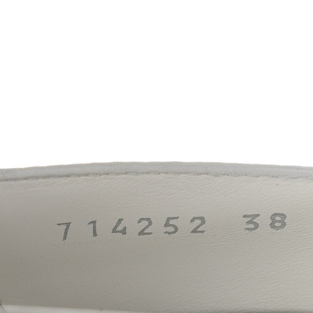 Balenciaga Agneau Women's Arena Cagole 90mm Pumps 38 White