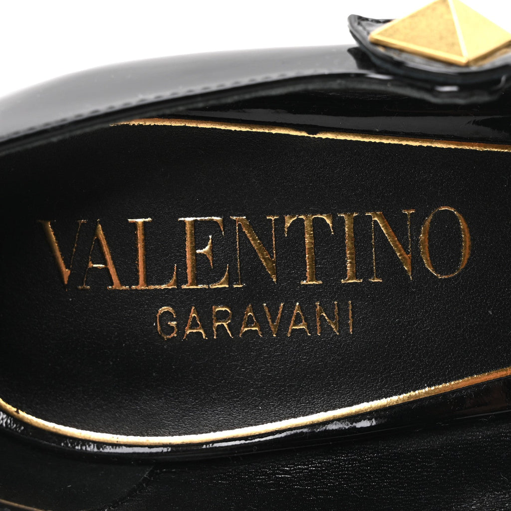 Valentino Garavani Patent Calfskin Tiptoe Women's Pumps Black