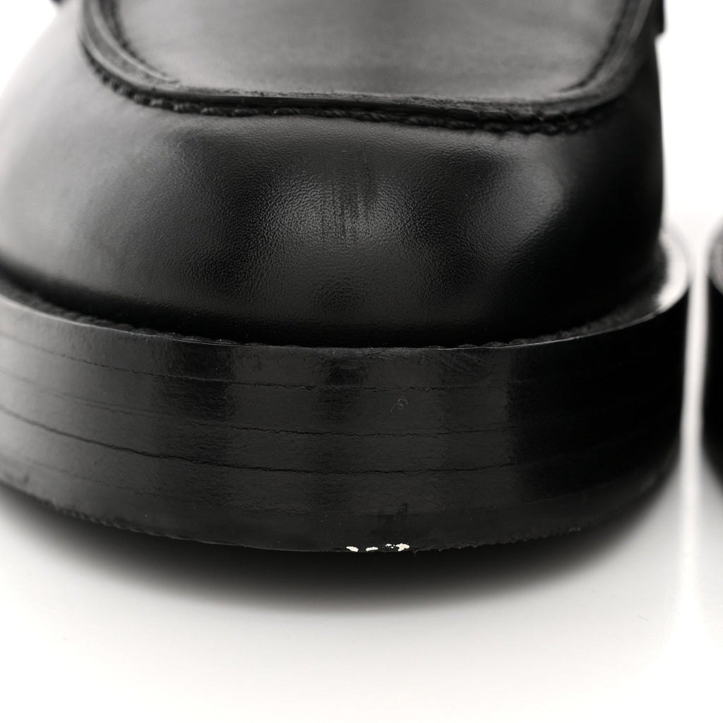 Hermes Calfskin Women's Hot Loafers Black