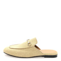 Gucci GG Monogram Canvas Women's Princetown Slippers 40.5 Egypt Salt