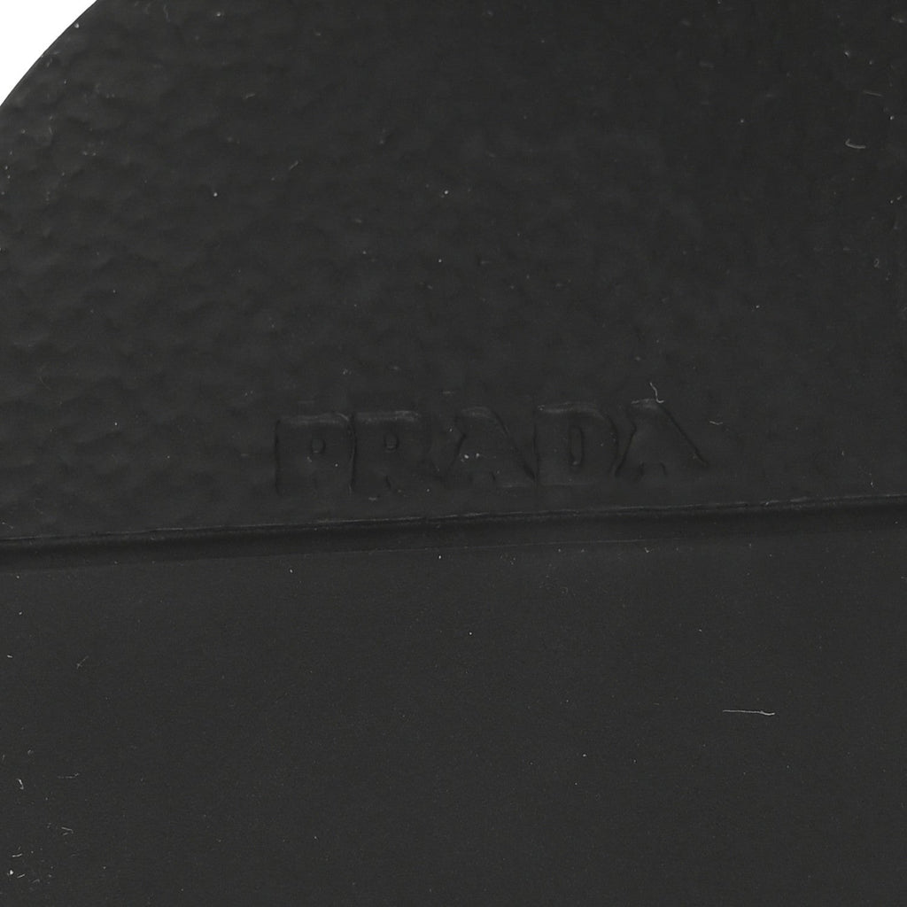 Prada Spazzolato Women's Loafers 37.5 Black