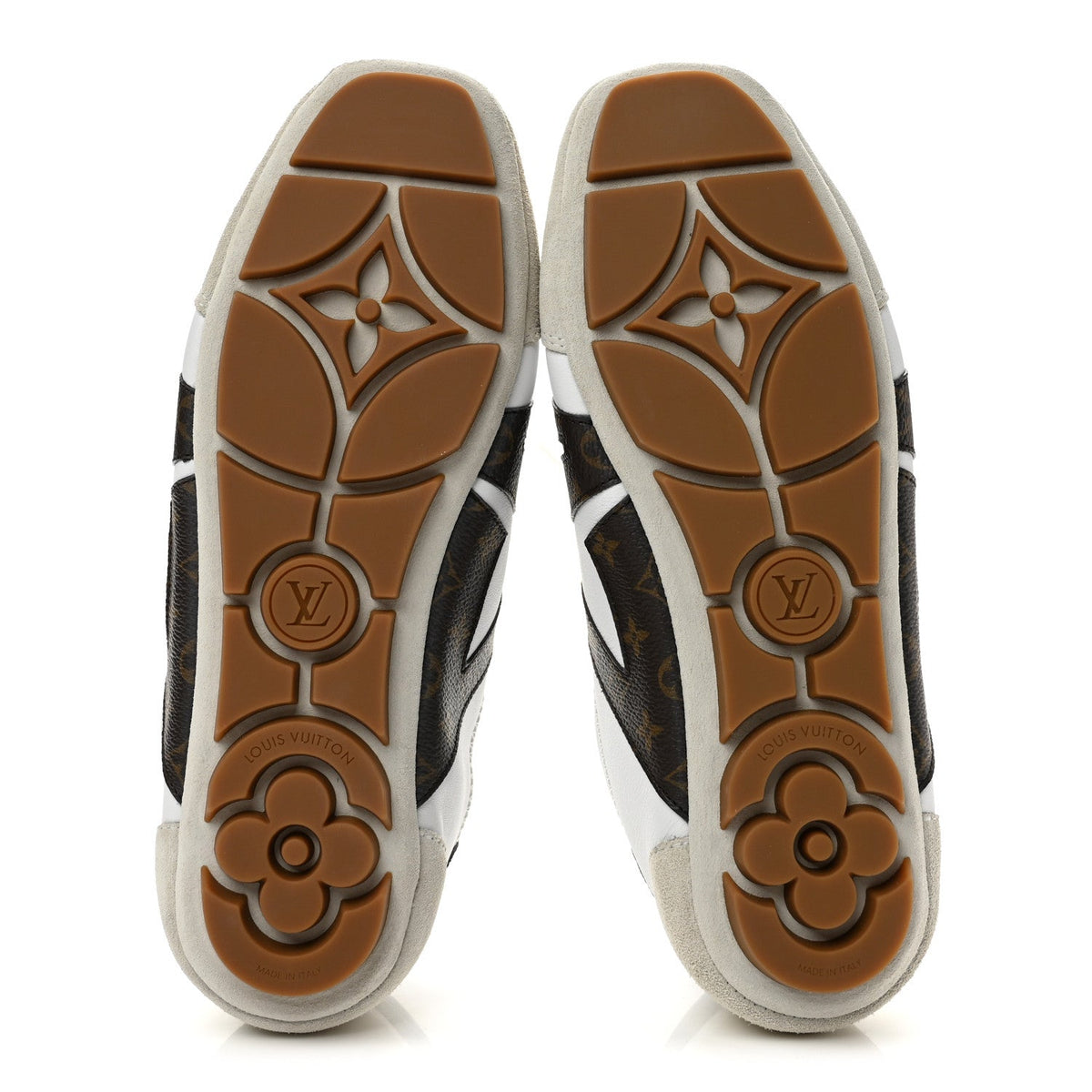 Louis Vuitton Monogram Calfskin Women's LV Sneakerina 37 White