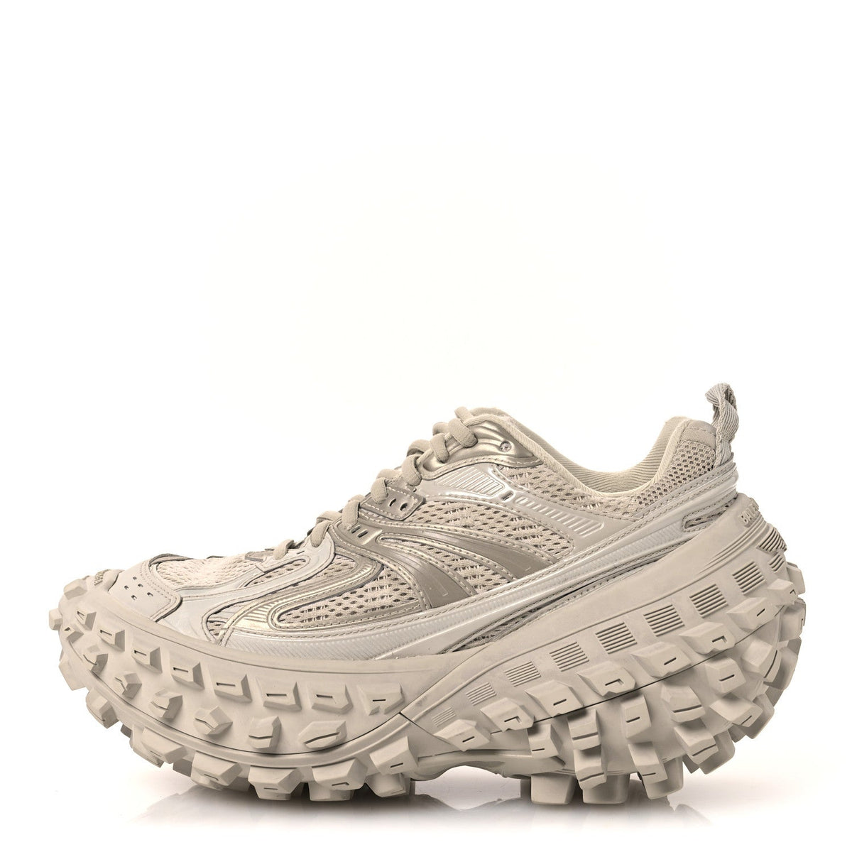 Rubber Mesh Monocolor Defender Sneakers Monocolor Beige