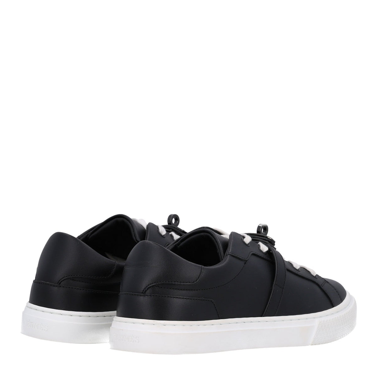 Hermès Calfskin Women's Day Sneakers 37 Black