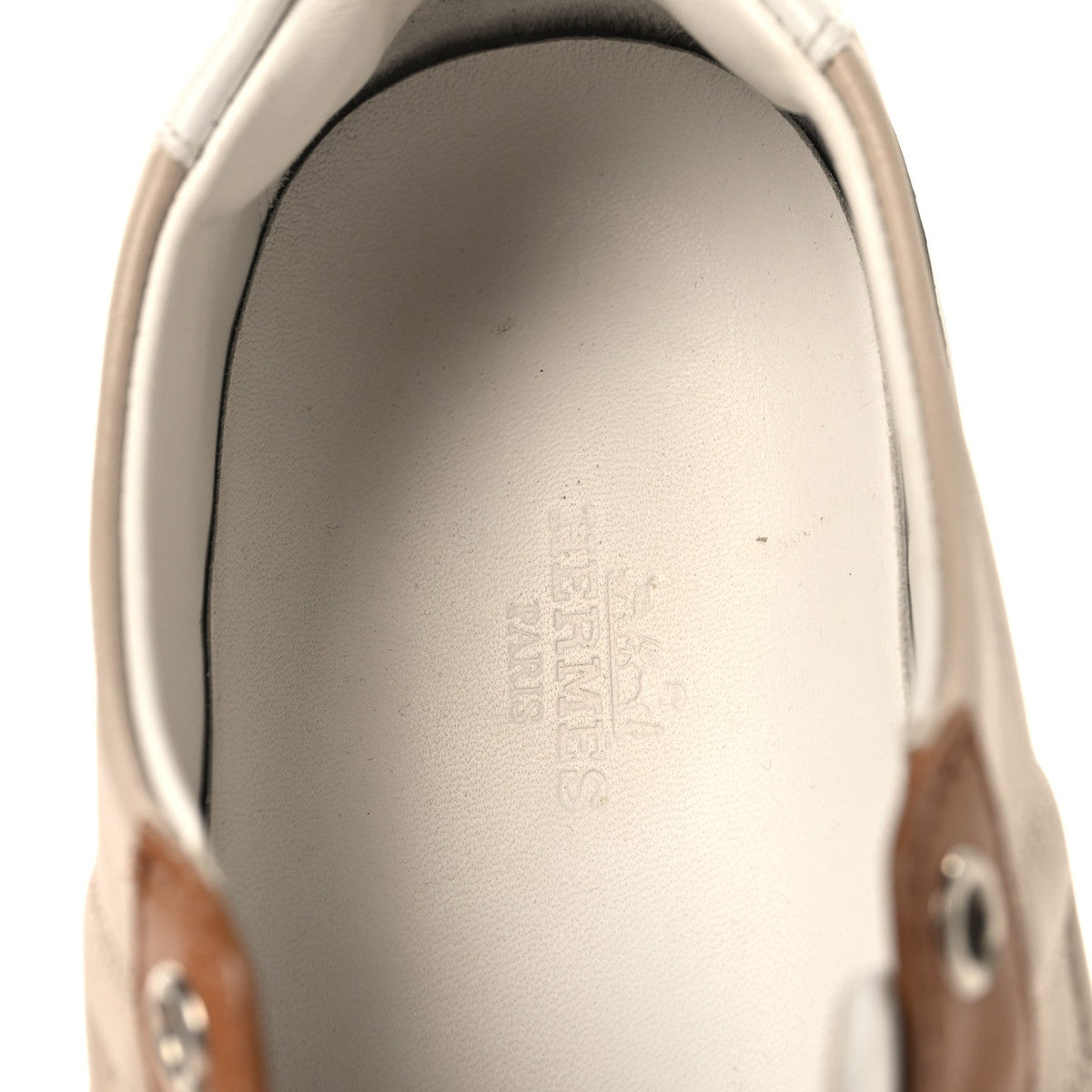 Hermès Calfskin Women's Deep Sneakers 36 Multicolor White Gold