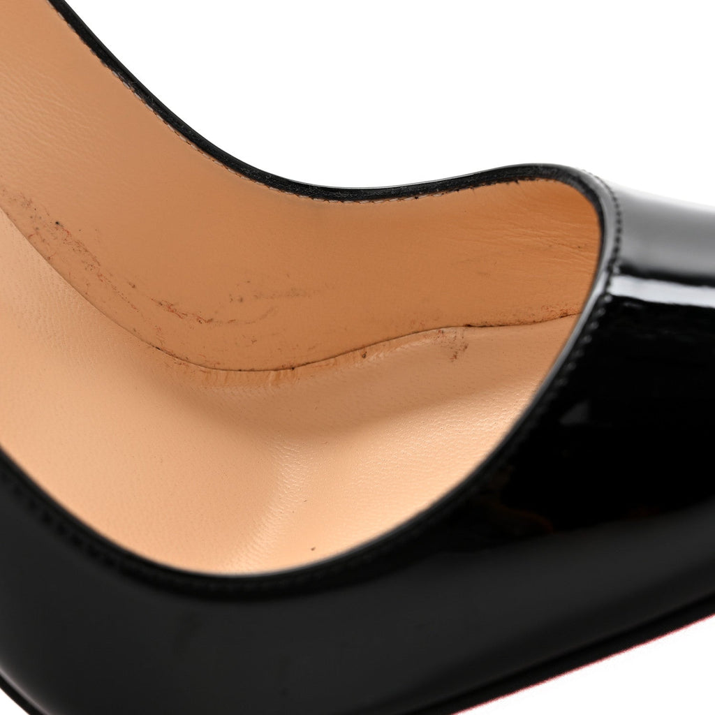 Christian Louboutin Patent Women's So Kate 100 Pumps 36.5 Black