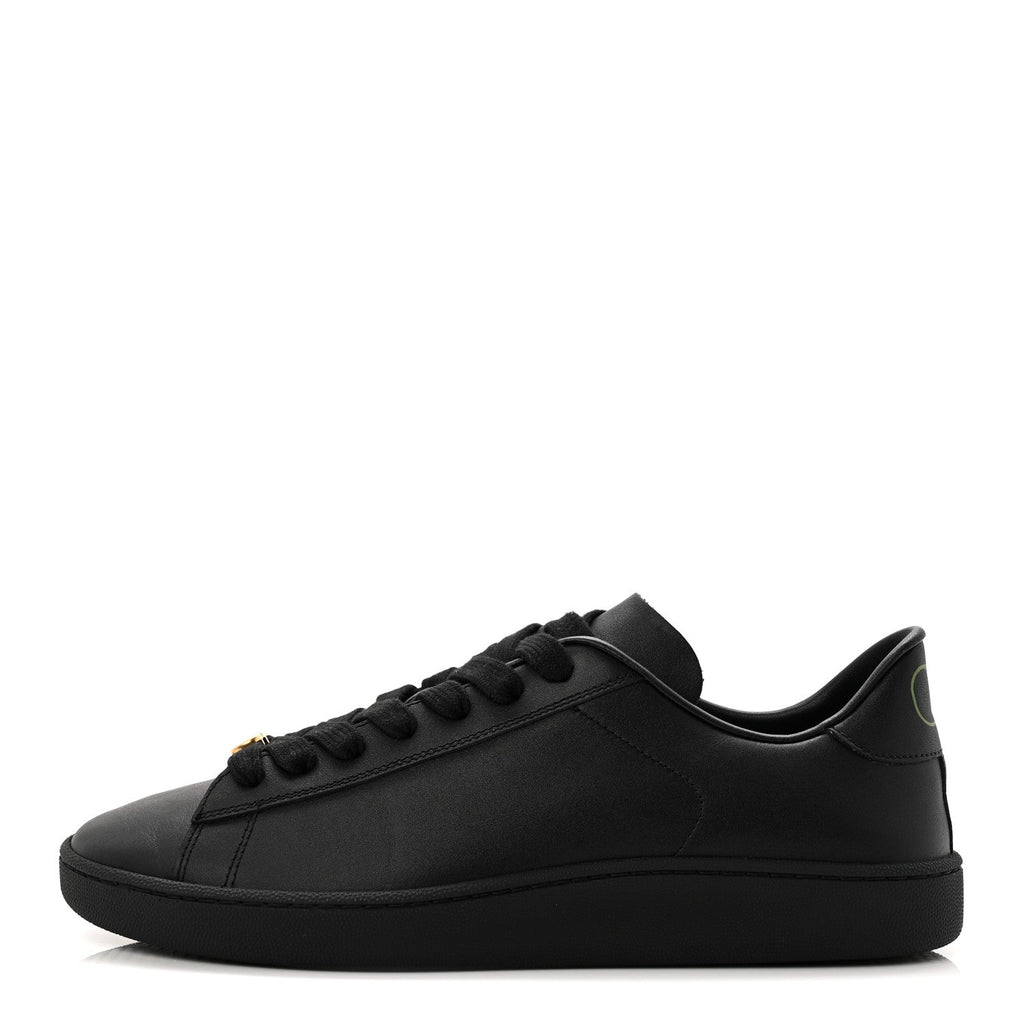 Valentino Garavani Calfskin Men's Royco Sneakers 40 Black