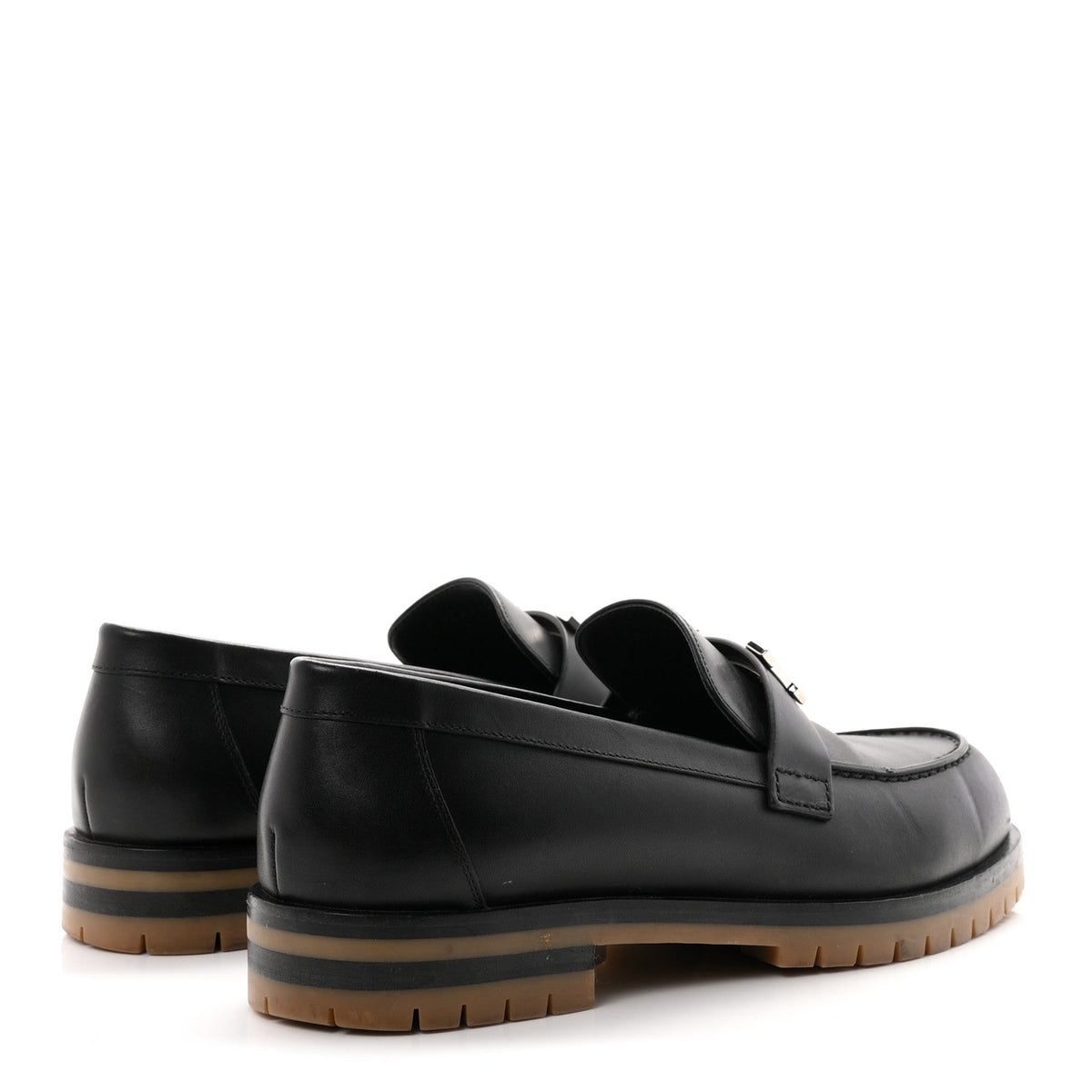 Hermes Calfskin Faubourg Women's Loafers Black