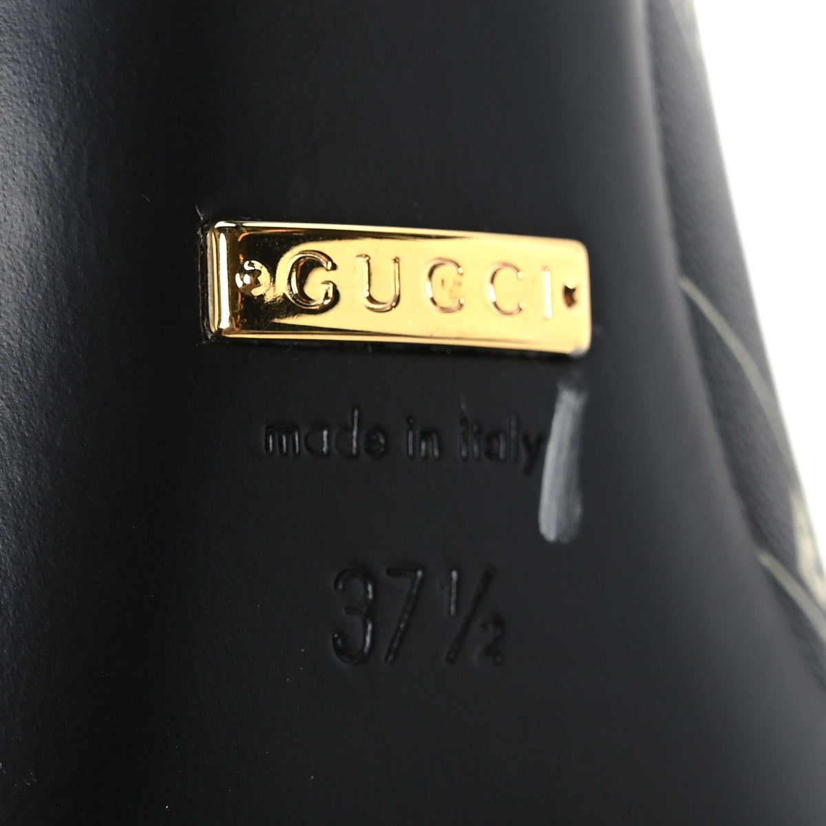 Balenciaga X Gucci Calfskin Women's Logo Knife 80mm Pumps 37.5 Black