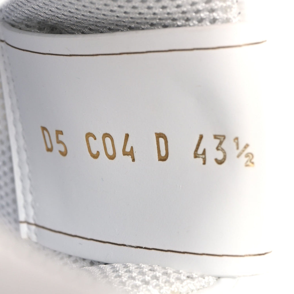 Valentino Garavani Calfskin Men's Backnet Sneakers 43.5 White