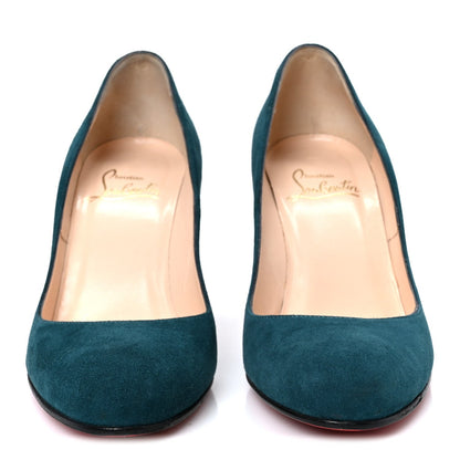 Christian Louboutin Suede Women's Simple 85 Pumps 37 Green