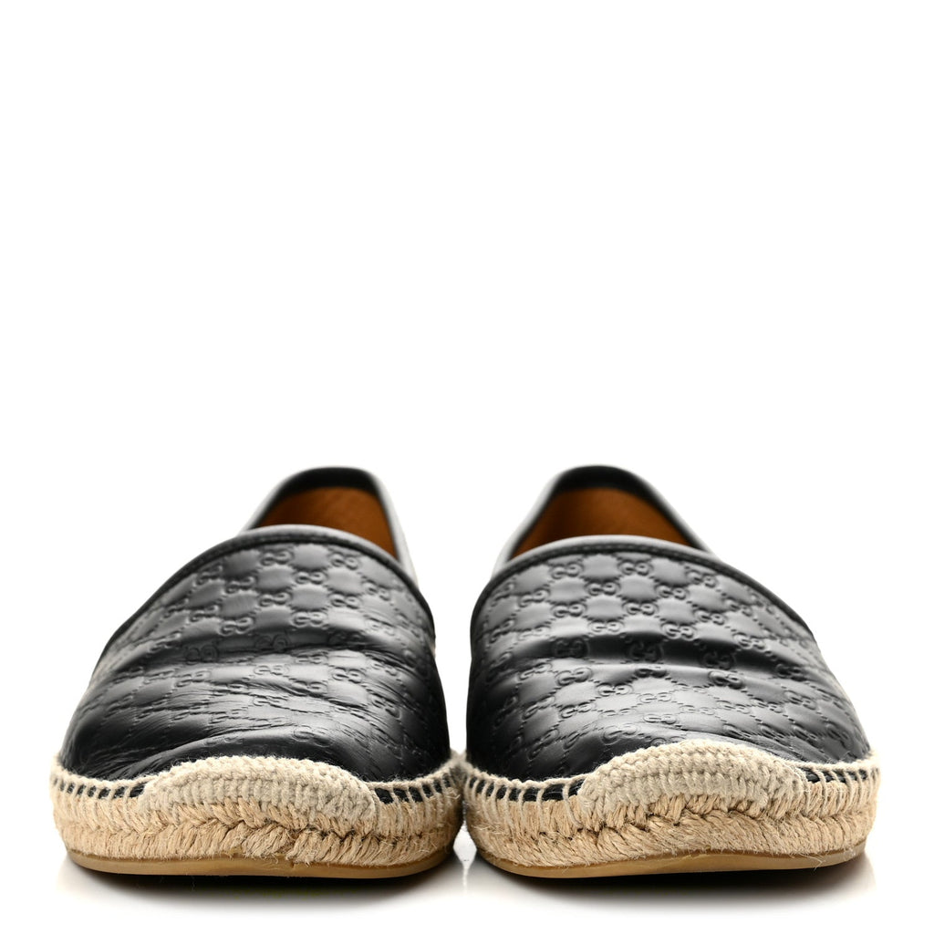 Gucci Microguccissima Signature Women's Espadrilles 38 Black