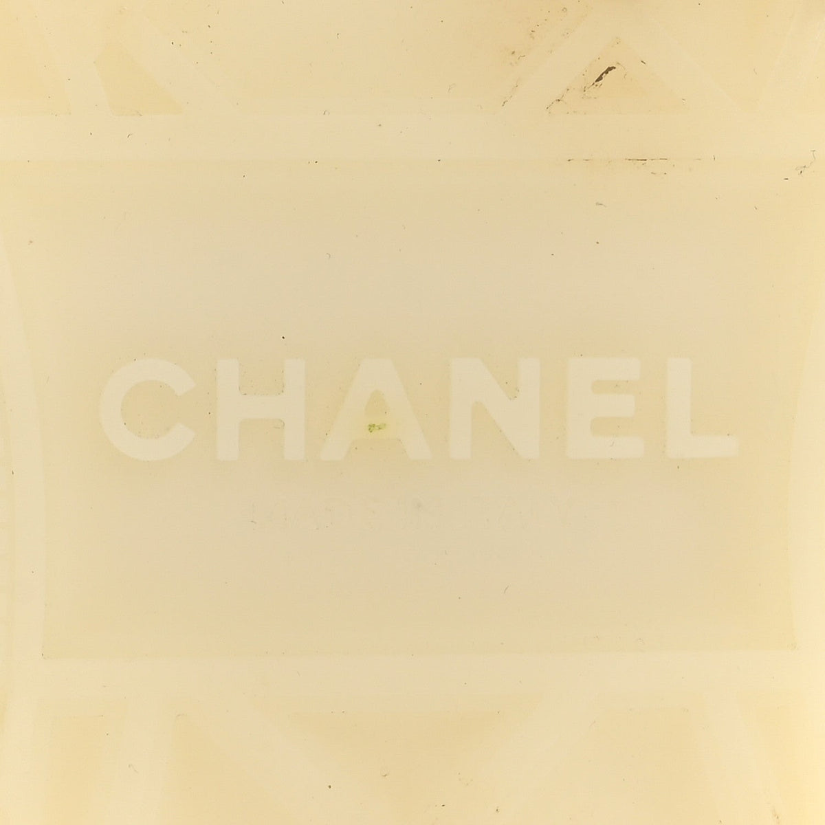 Chanel Suede Calfskin Women's Grosgrain CC Sneakers 37.5 White