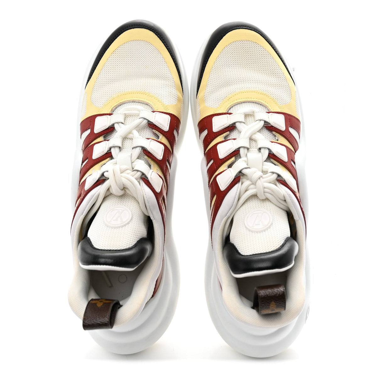 Louis Vuitton Calfskin Women's LV Archlight Sneakers 40.5 Terracotta
